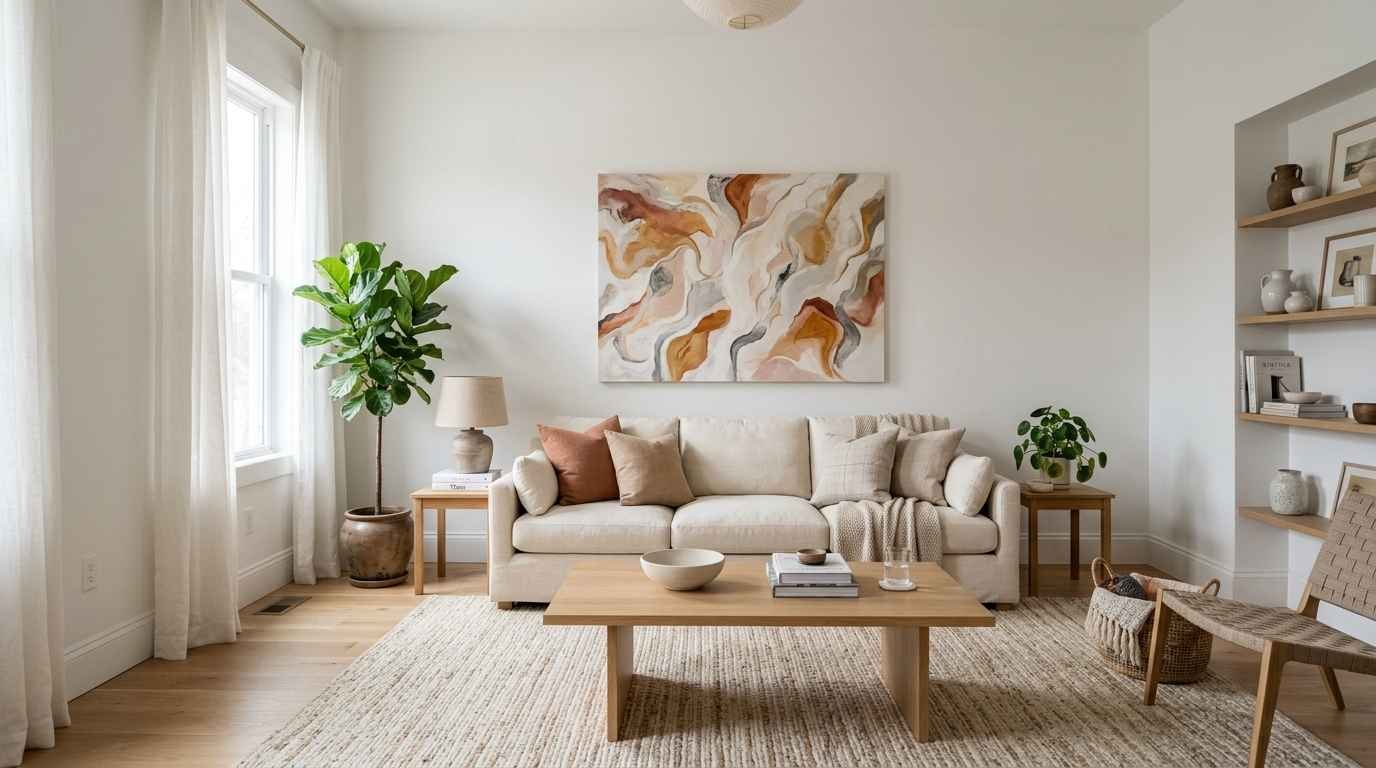 33 minimalist wall decor living room