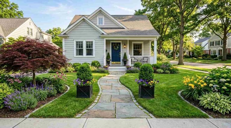 35 Small Square Front Yard Landscaping Ideas