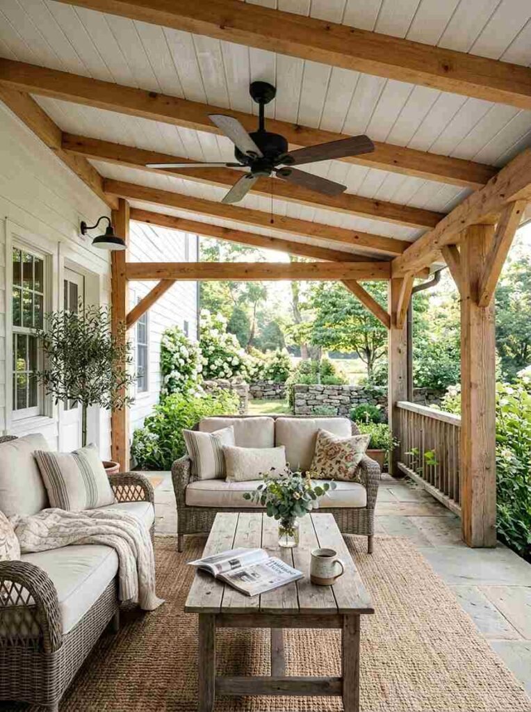 Start with shiplap ceiling panels