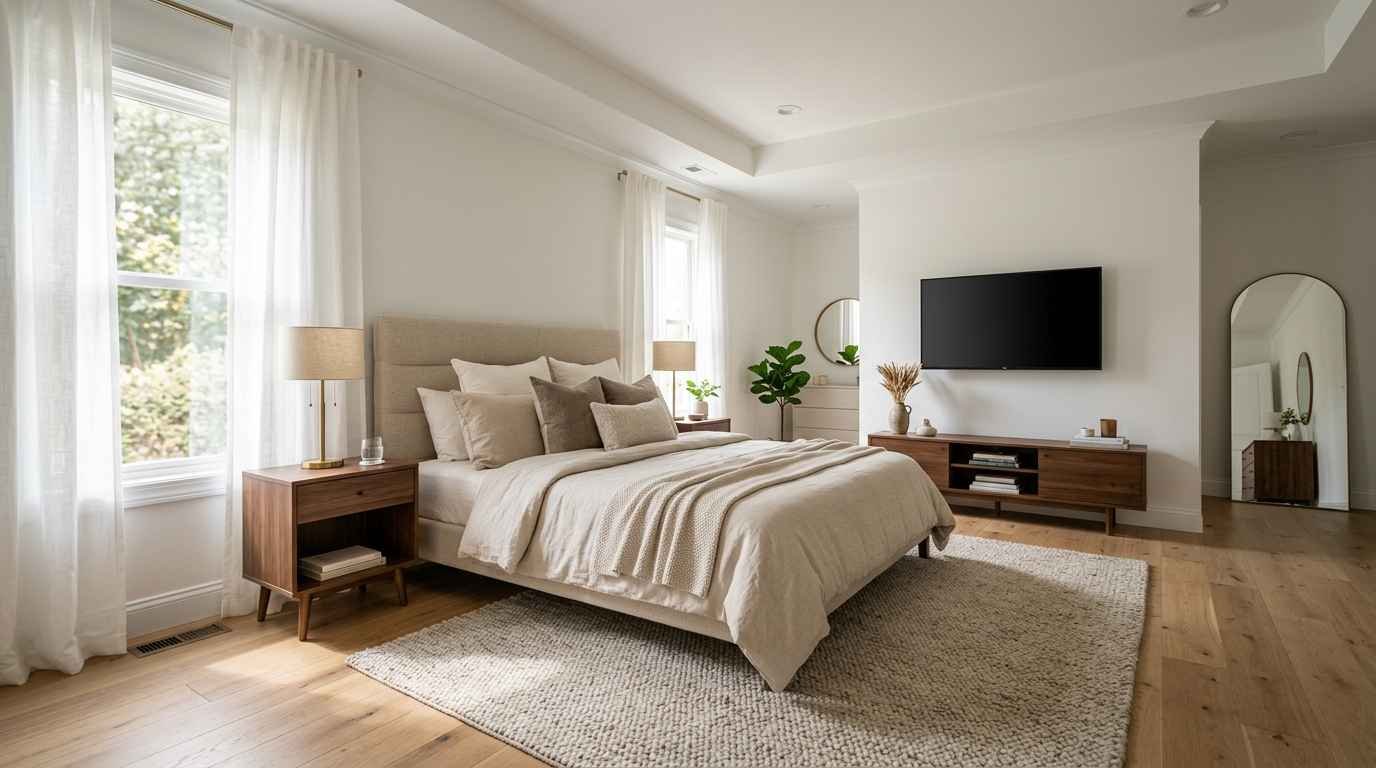 15 Modern TV Wall Ideas For Bedroom