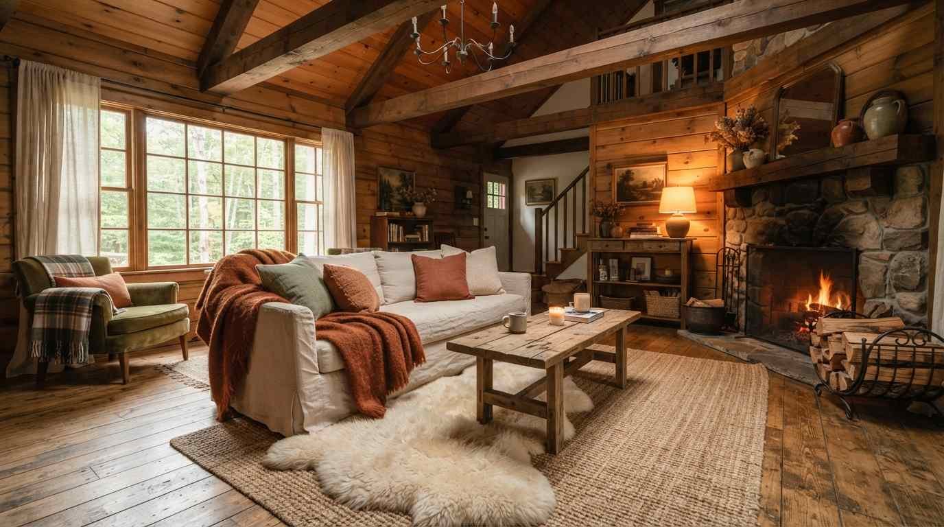 17 Cozy Rustic Small Living Room Idea