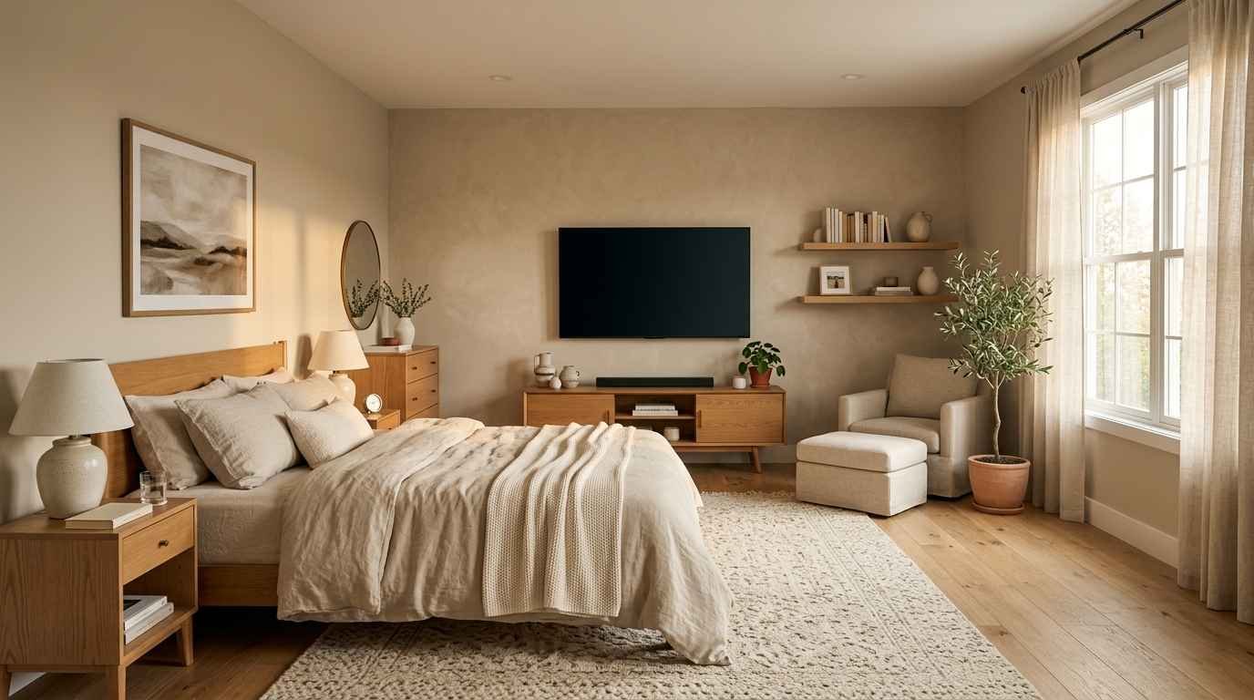 17 Creative TV Wall Ideas For Bedroom