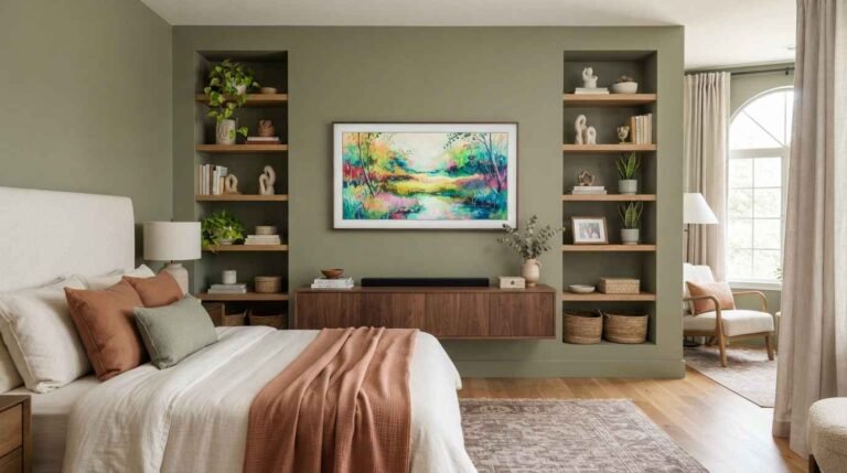 17 Genius TV Bedroom Ideas Wall
