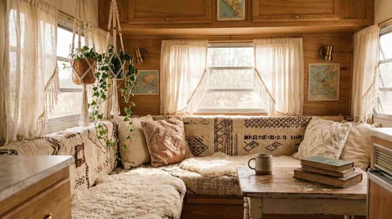18 top boho camper interior ideas