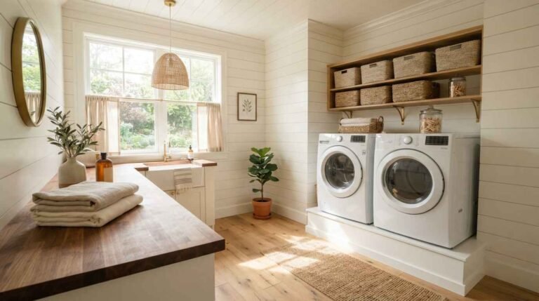 20 Elegant Laundry Room Decor Ideas