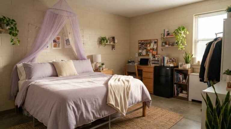 20 Stunning Dorm Room Bed Ideas