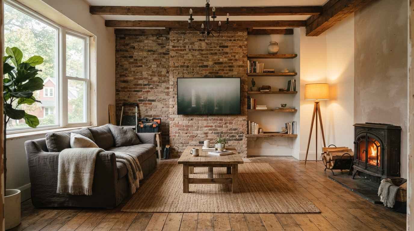 23 Stunning Rustic Living