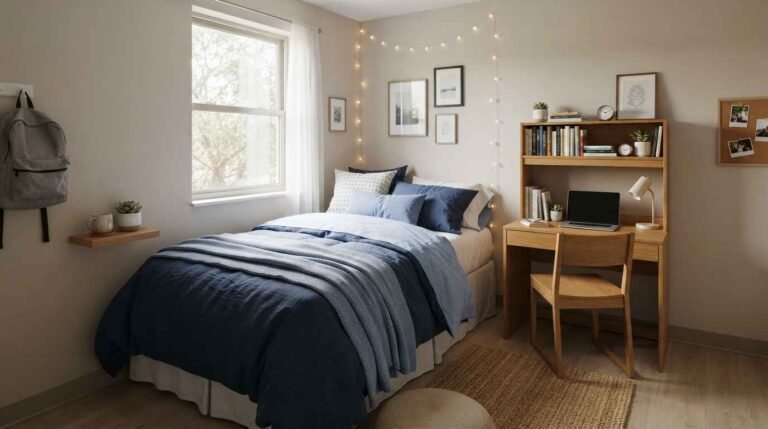 24 Genius Dorm Room Bed Ideas Blue