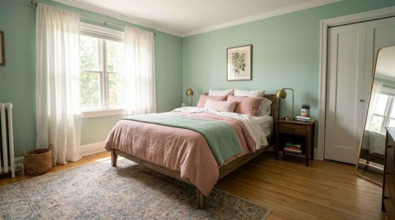 24 Mint Green And Pink Bedroom Ideas