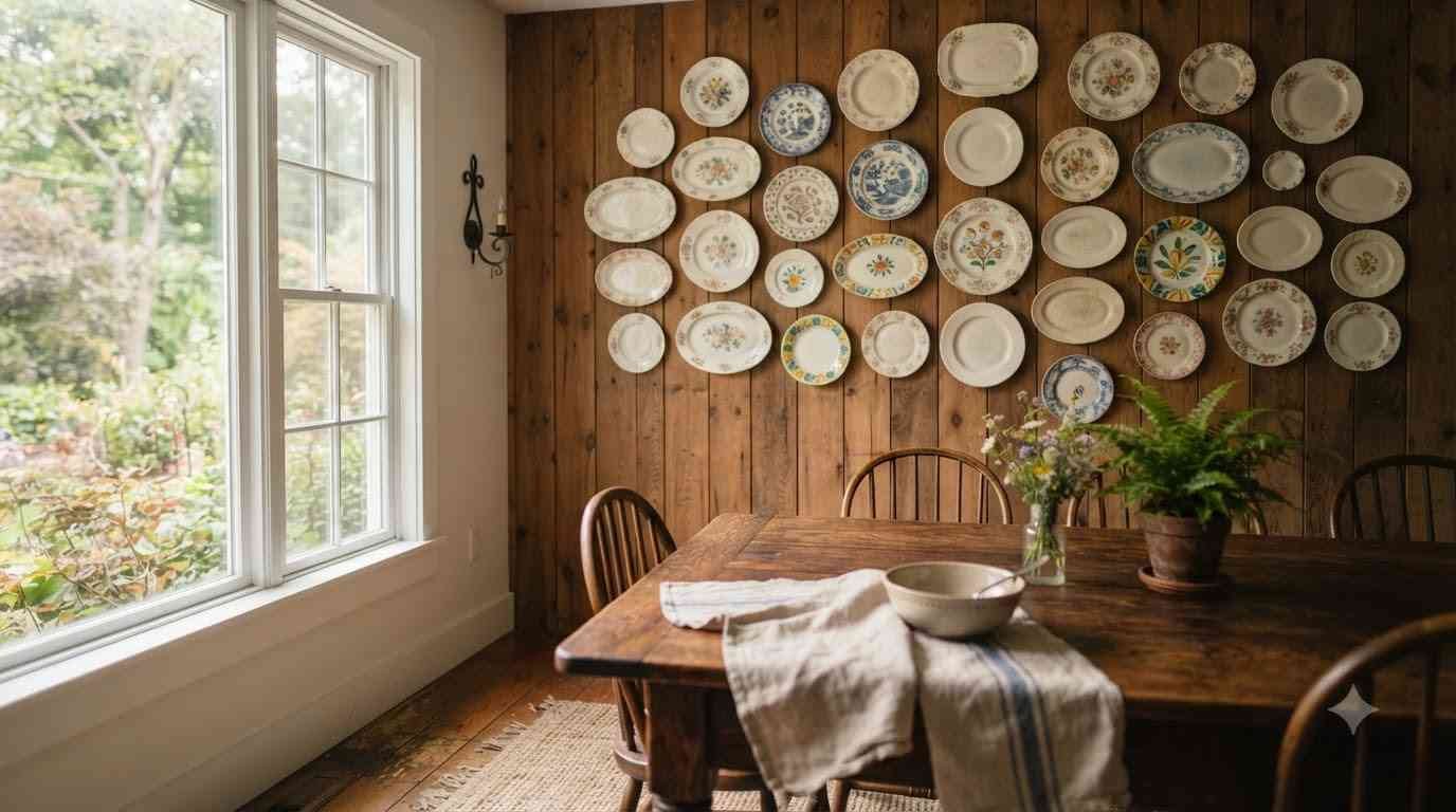 24 Plate Art Wall Decorating