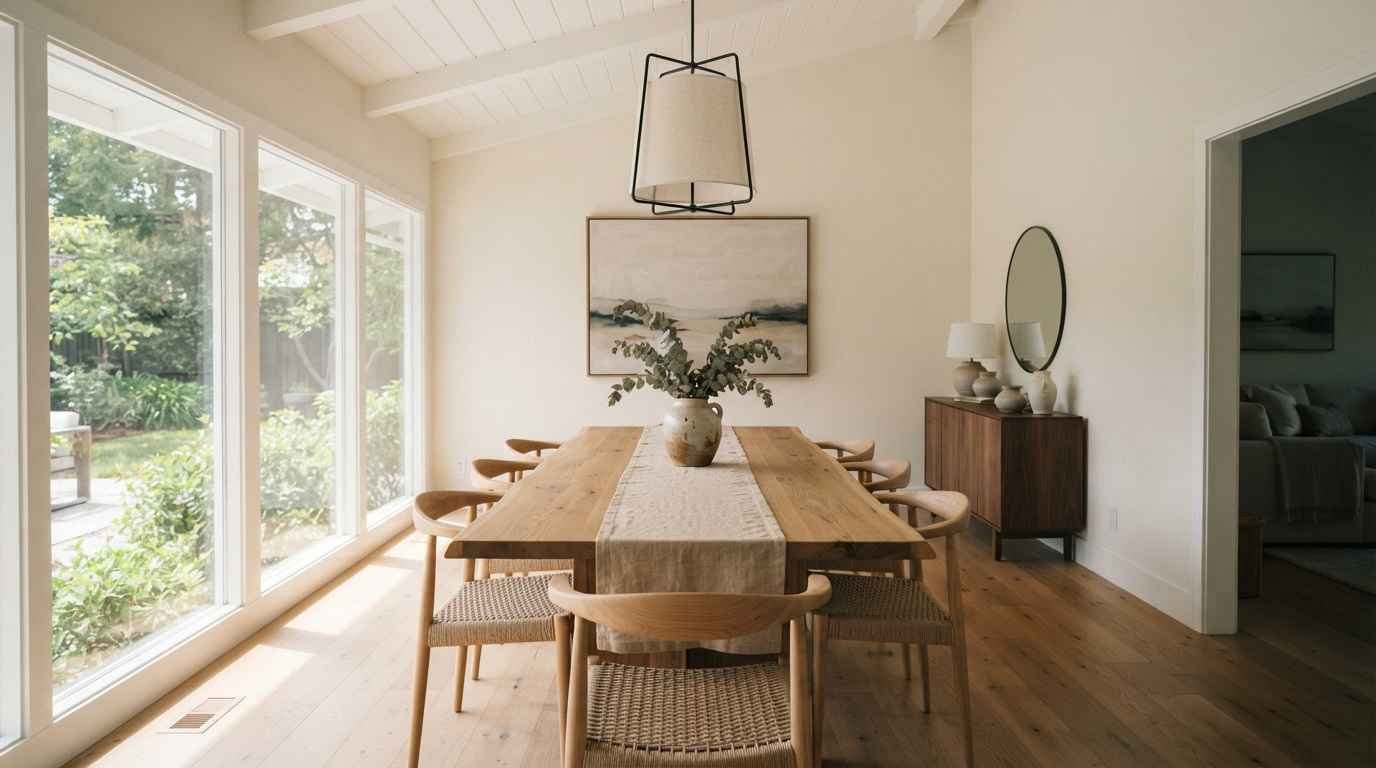 27 Minimalist Dining Room Table Decor Ideas