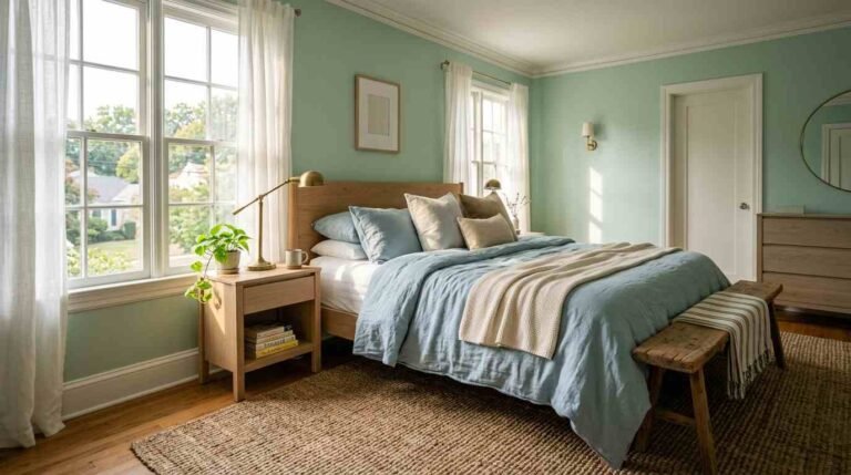 27 Mint Green and Blue Bedroom Ideas