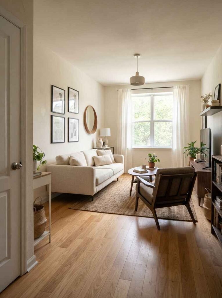 Small Rustic Living Room Layout Tips