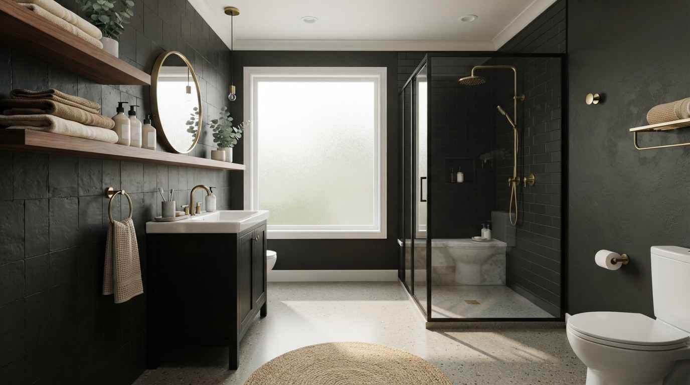 TOP 20 Bathroom Aesthetic Ideas Black
