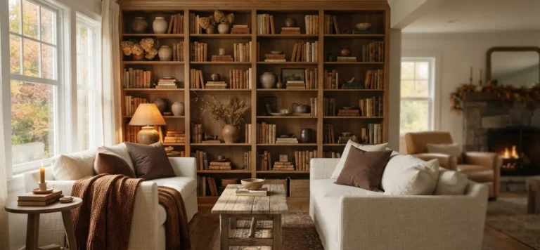 15 Fall Bookshelf Decor