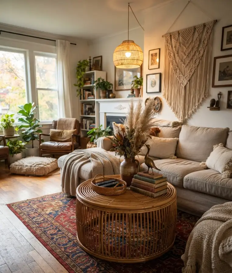 Boho and eclectic