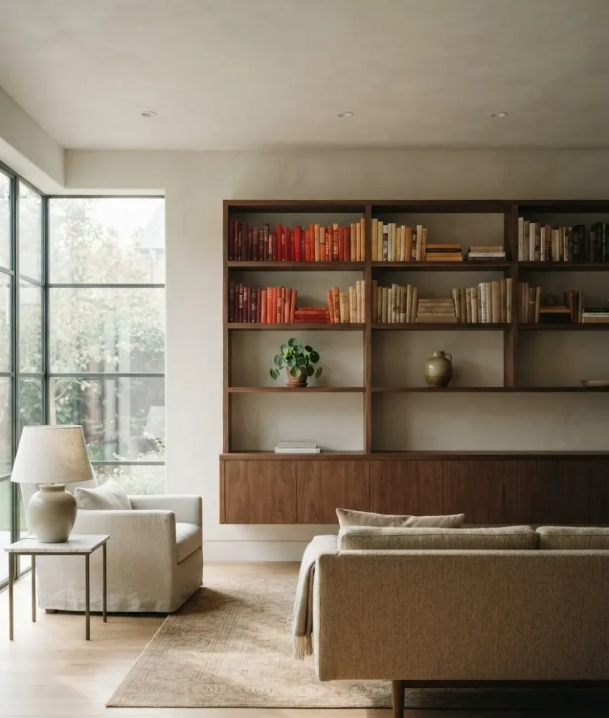 Curate your bookshelf styling