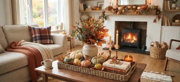 Fall Living Room Table Decor
