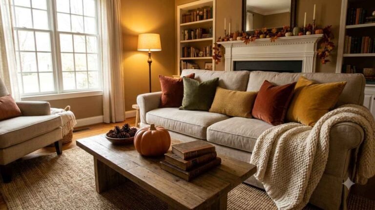 How to Style a Cozy Fall Living