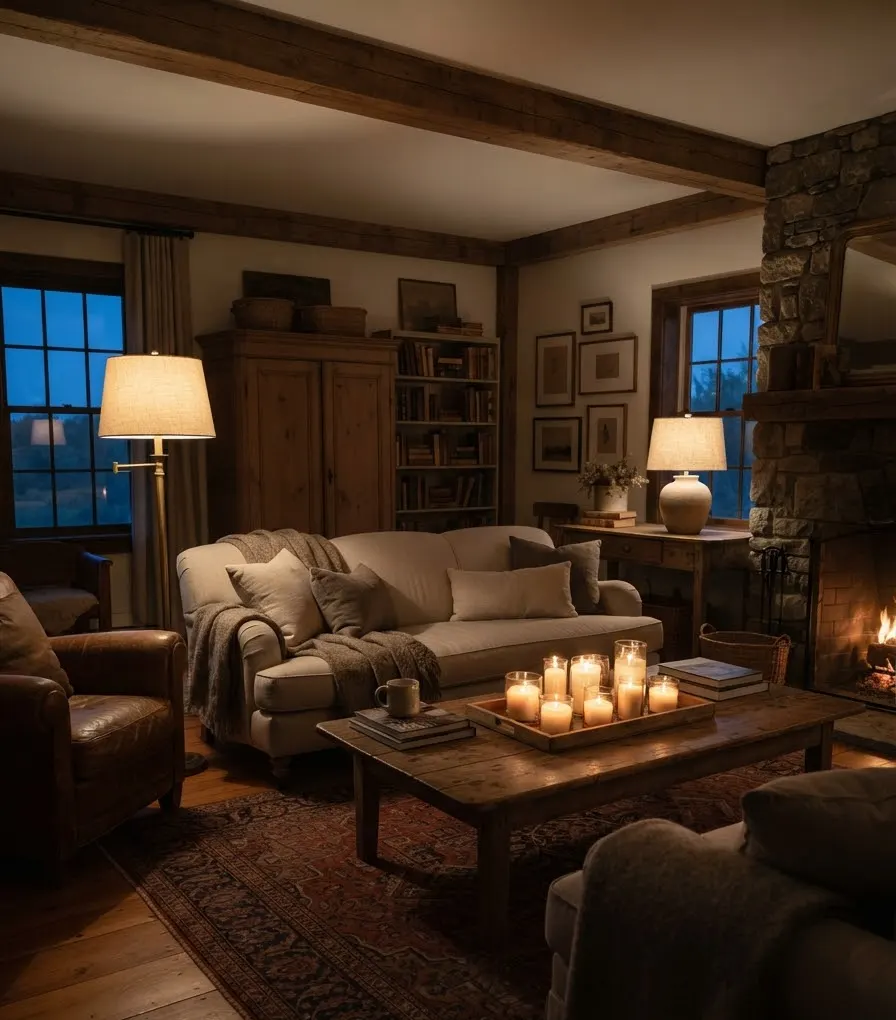 Lighting for cozy fall evenings