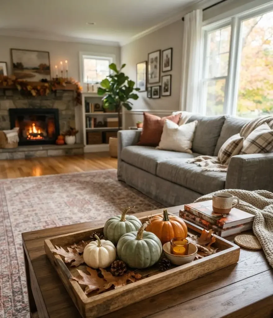 Style a mantel or