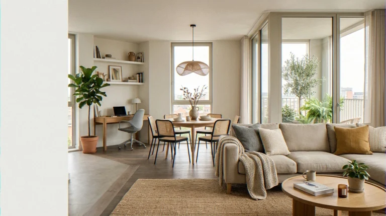 Zone an Open Plan Living Room